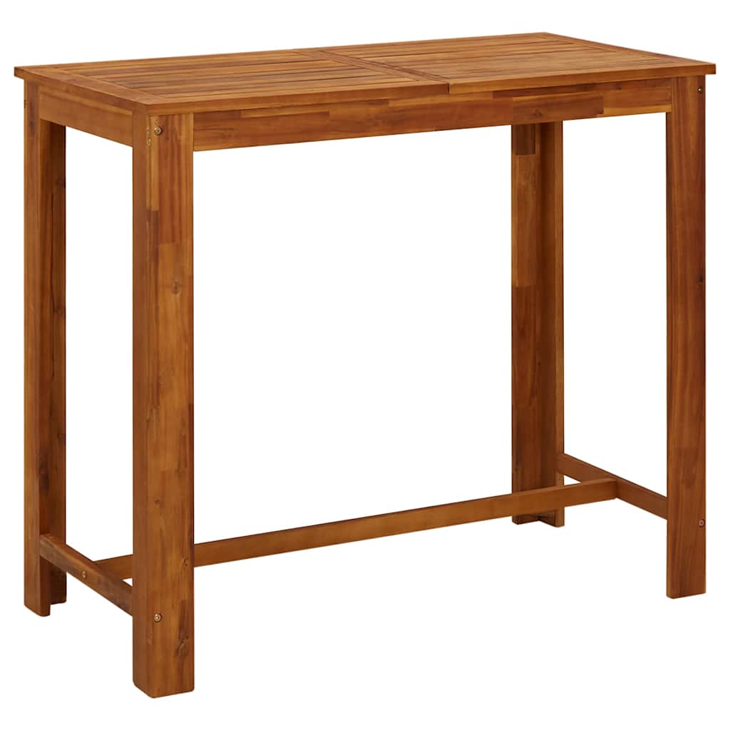 vidaXL 5-Piece Garden Bar Set with Cushions Brown
