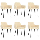 vidaXL Eetkamerstoelen 4 st fluweel donkergrijs