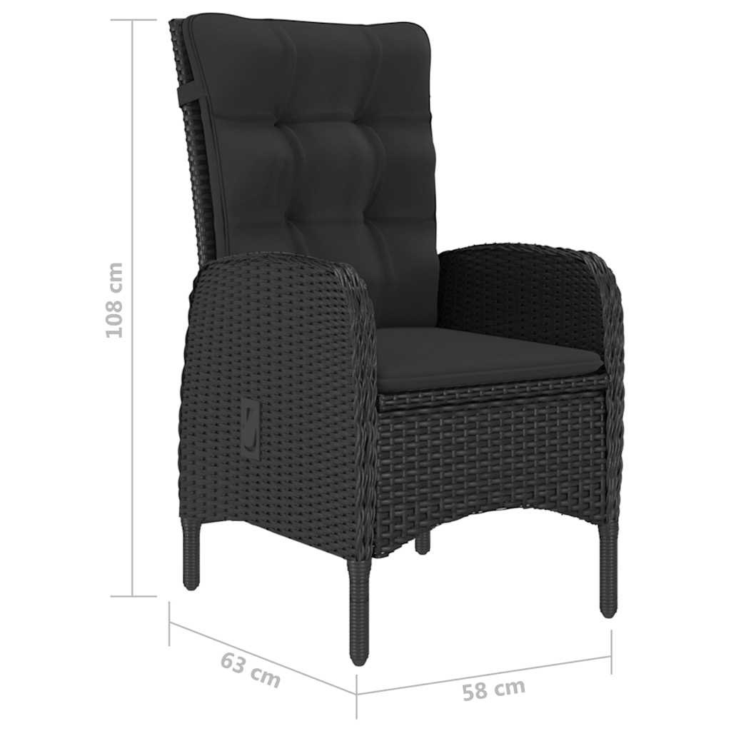 vidaXL 3-Piece Garden Lounge Set Grey