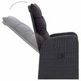 vidaXL 3-piece Garden Lounge Set Grey