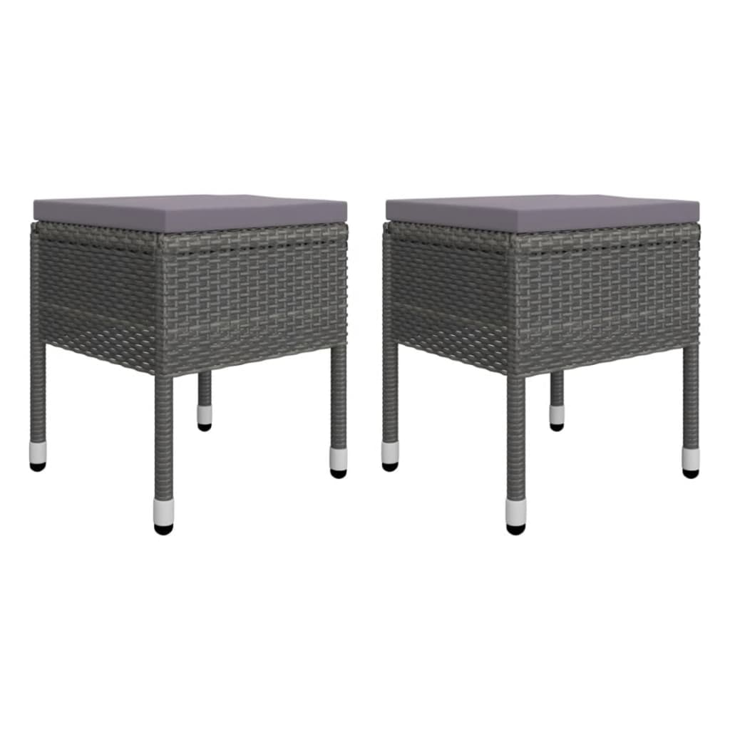 vidaXL 5-delige Tuinset zwart