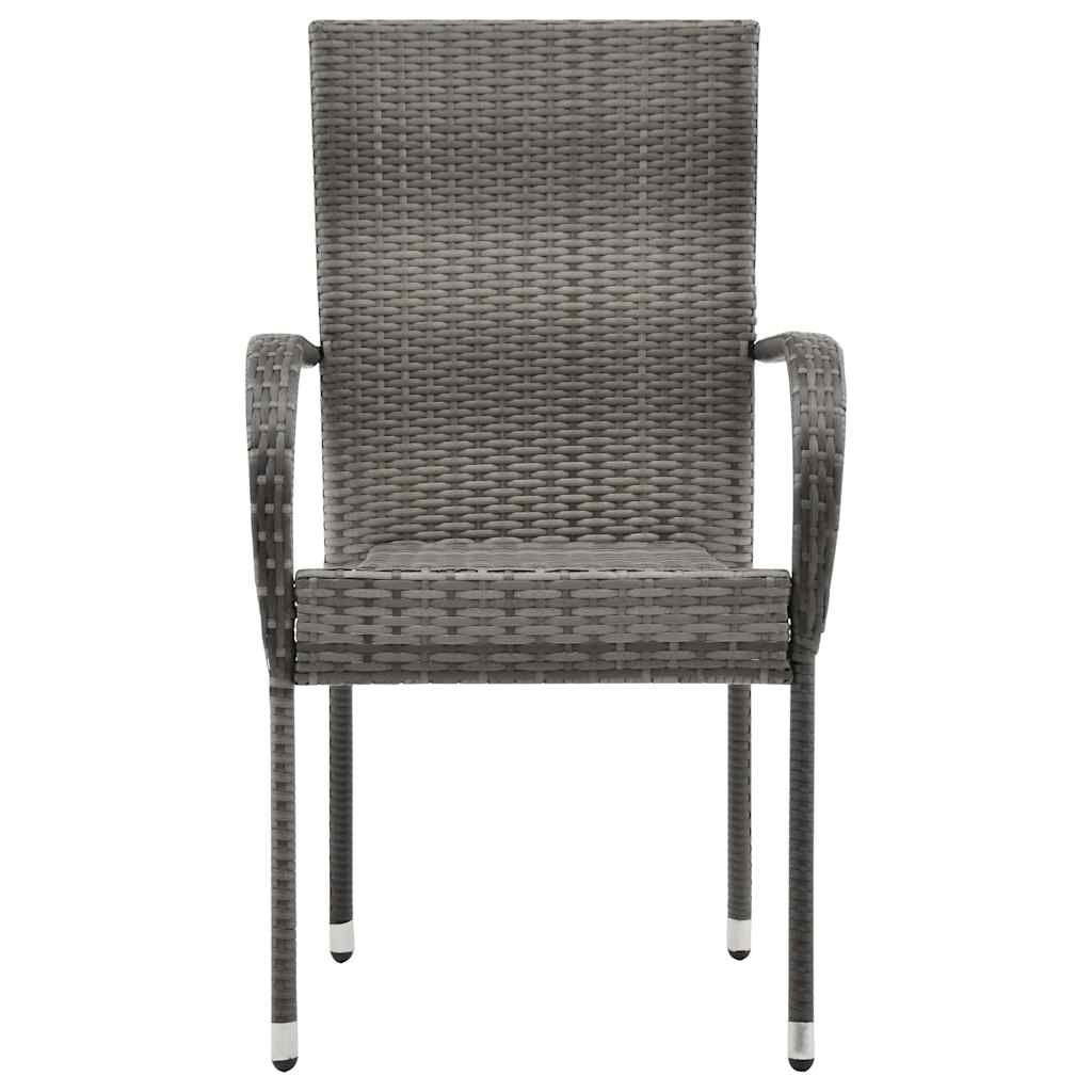 vidaXL 5-piece Garden Dining Set brown