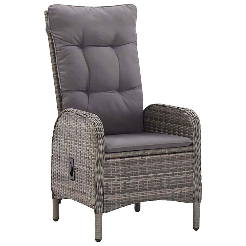 vidaXL 7-Piece Garden Dining Set Grey
