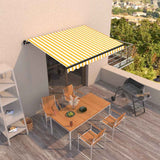 vidaXL Luifel handmatig uittrekbaar 300x250 cm antraciet