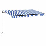 vidaXL Luifel automatisch uittrekbaar 350x250 cm crèmekleurig