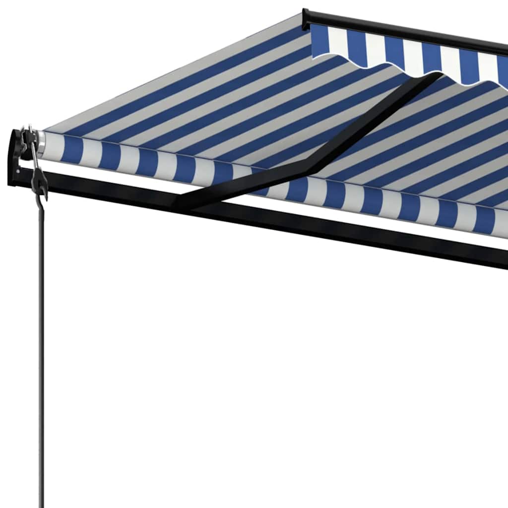 vidaXL Luifel automatisch uittrekbaar 350x250 cm crèmekleurig