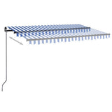 vidaXL Luifel automatisch uittrekbaar 350x250 cm crèmekleurig