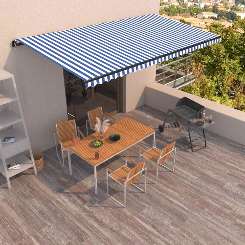 vidaXL Luifel handmatig uittrekbaar 300x250 cm antraciet