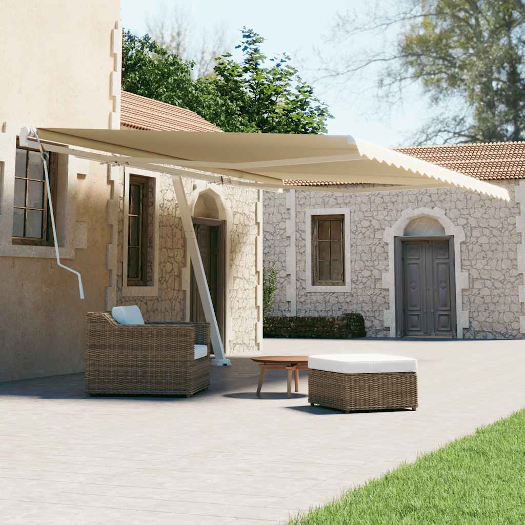 vidaXL Luifel vrijstaand handmatig uittrekbaar 300x250 cm antraciet