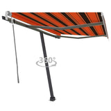 vidaXL Luifel vrijstaand handmatig uittrekbaar 300x250 cm antraciet