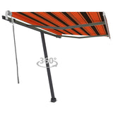 vidaXL Luifel vrijstaand handmatig uittrekbaar 300x250 cm antraciet
