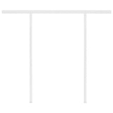 vidaXL Awning Automatically Retractable with Poles 3x2.5 m Anthracite