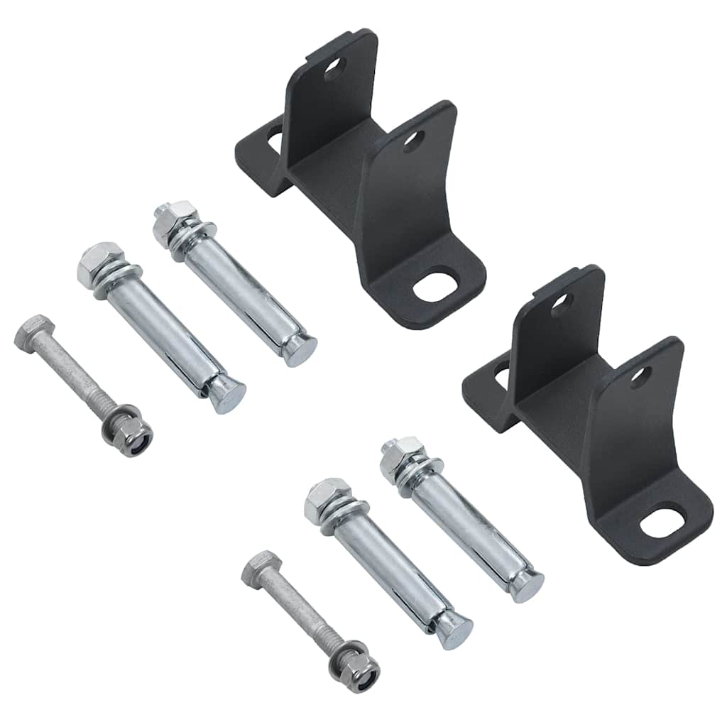 vidaXL Awning Automatically Retractable with Poles 3x2.5 m Anthracite