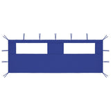 vidaXL Prieelzijwand met ramen 6x2 m crèmekleurig
