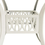 vidaXL 3-Piece Cast Aluminum Bistro Set Bronze