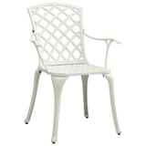 vidaXL 3-Piece Cast Aluminum Bistro Set Bronze
