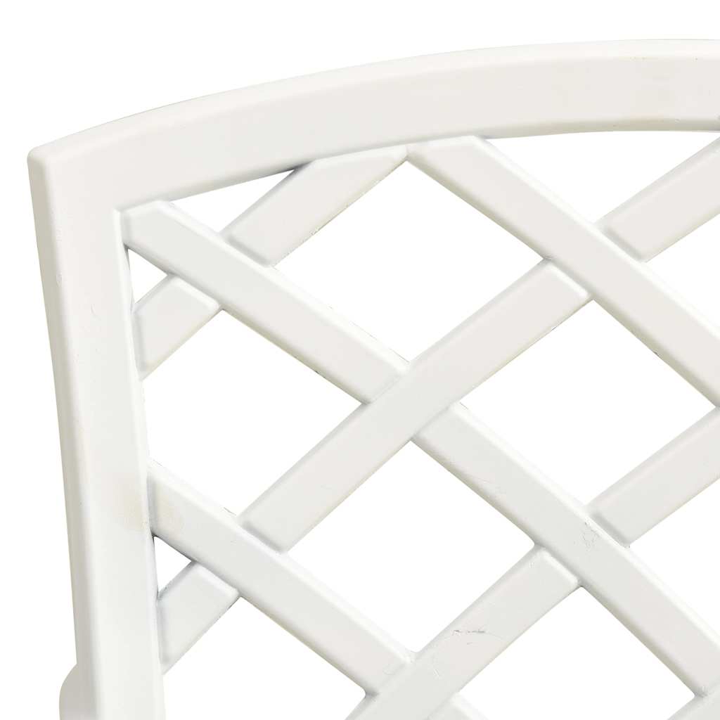 vidaXL 3-Piece Cast Aluminum Bistro Set Bronze