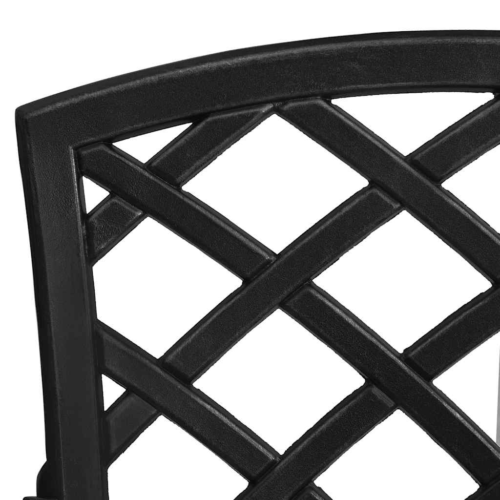 vidaXL 3-delige Bistroset gietaluminium bronskleurig