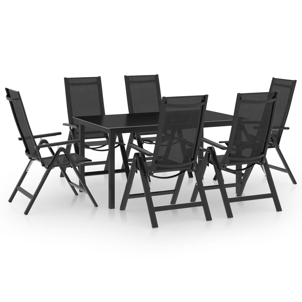 vidaXL 5-piece Garden Dining Set Aluminum Anthracite