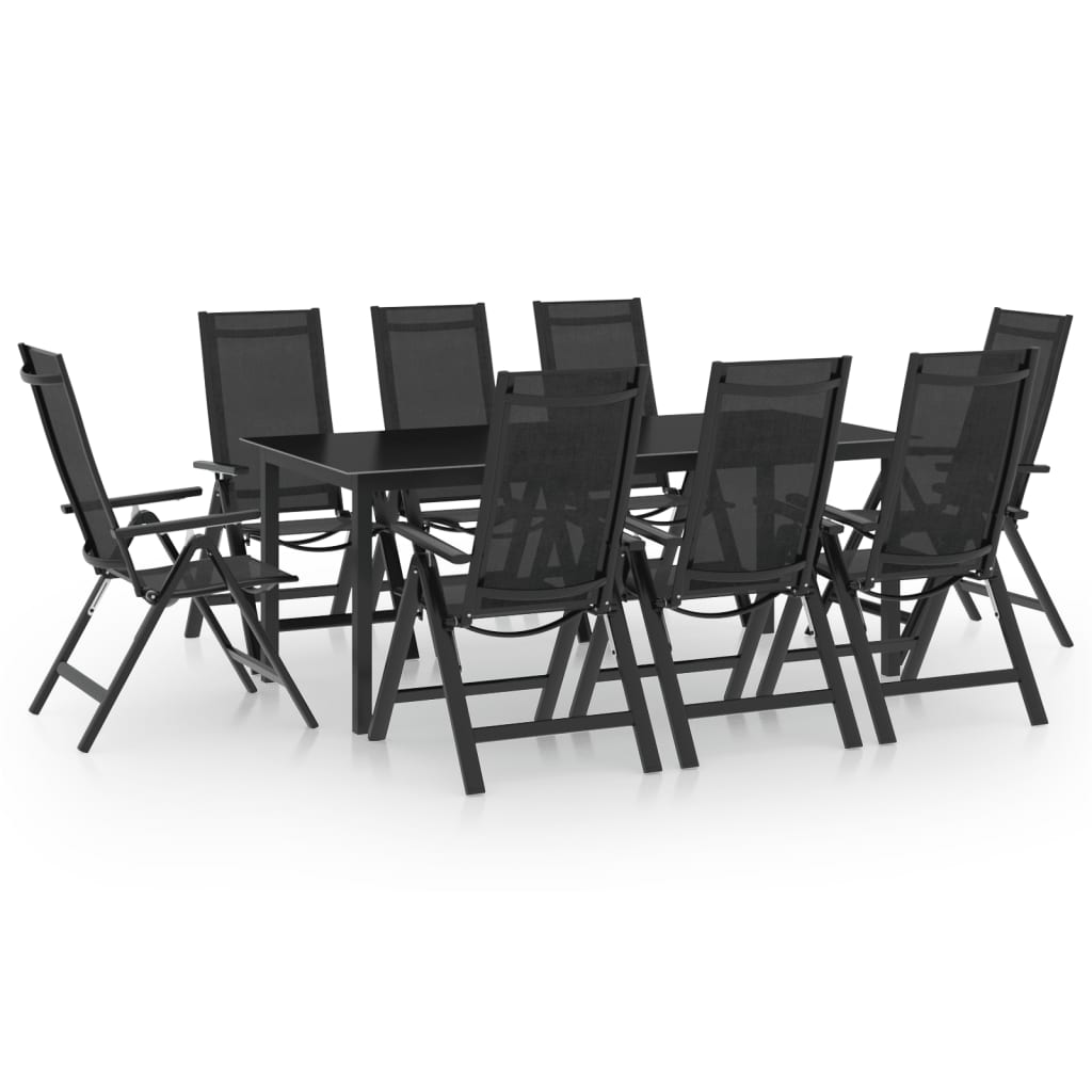 vidaXL 5-piece Garden Dining Set Aluminum Anthracite