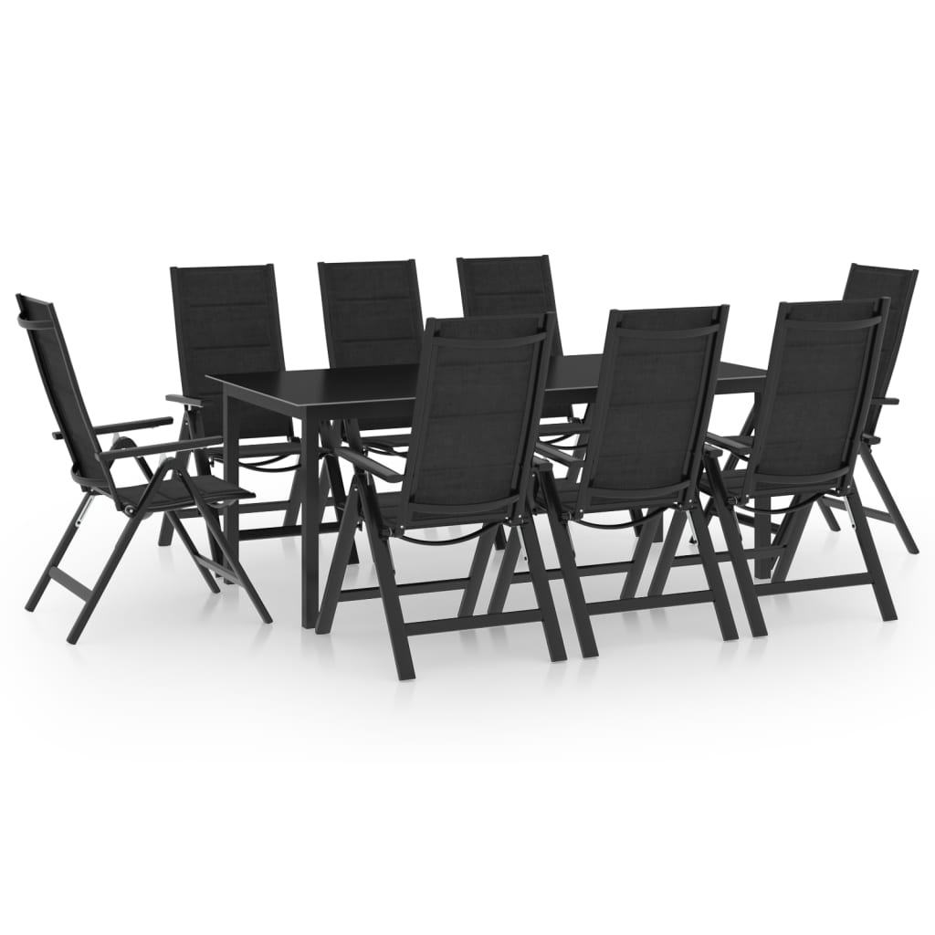 vidaXL 5-piece Garden Dining Set aluminium anthracite