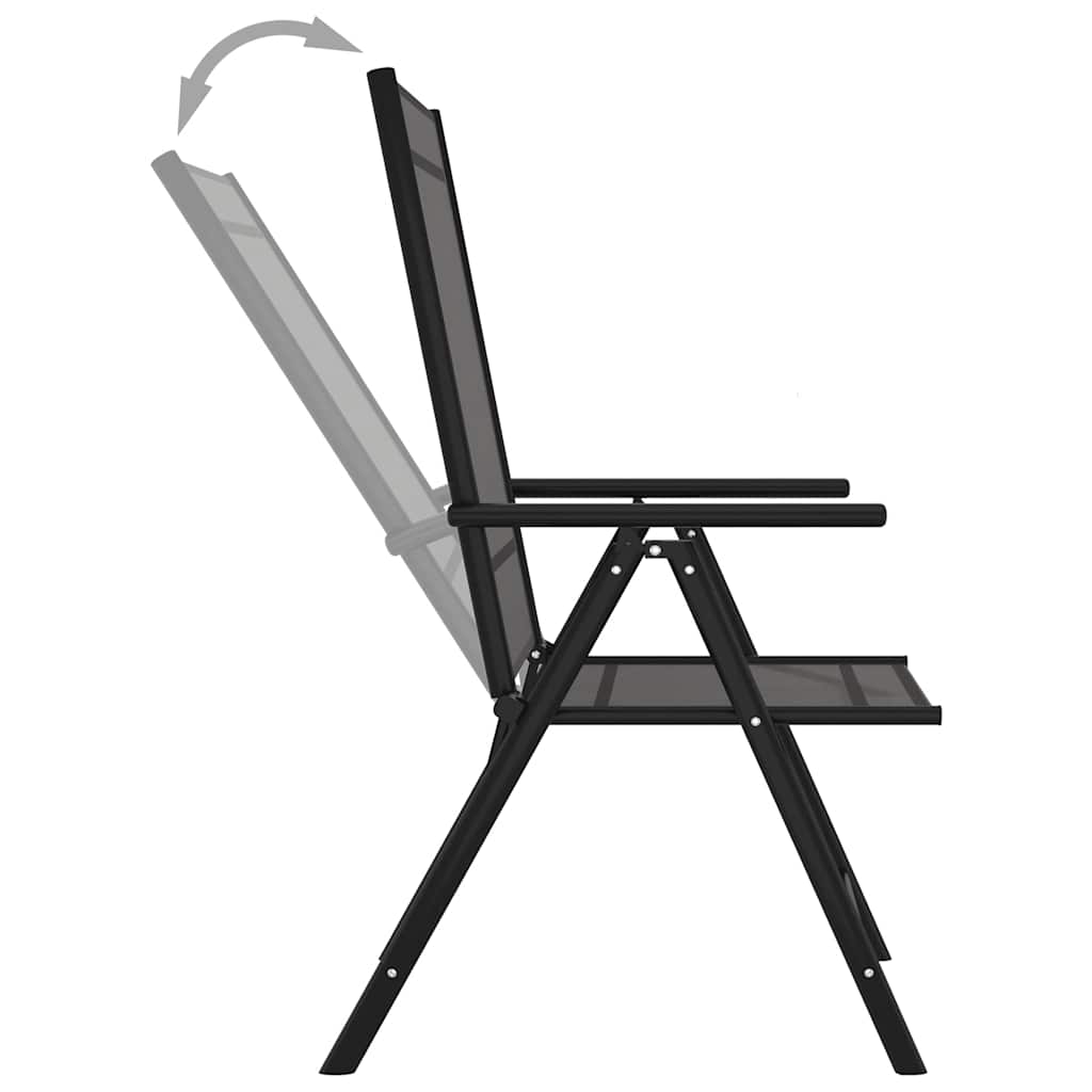 vidaXL 10-piece Lounge Set black and anthracite