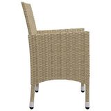 vidaXL 5-delige Tuinset beige
