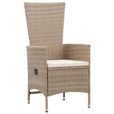 vidaXL 5-piece Garden Dining Set beige