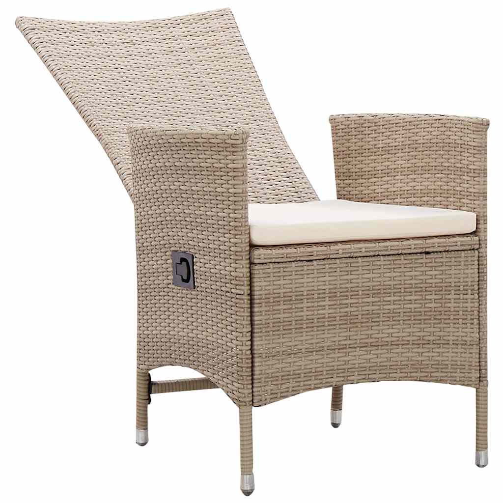 vidaXL 5-piece Garden Dining Set beige