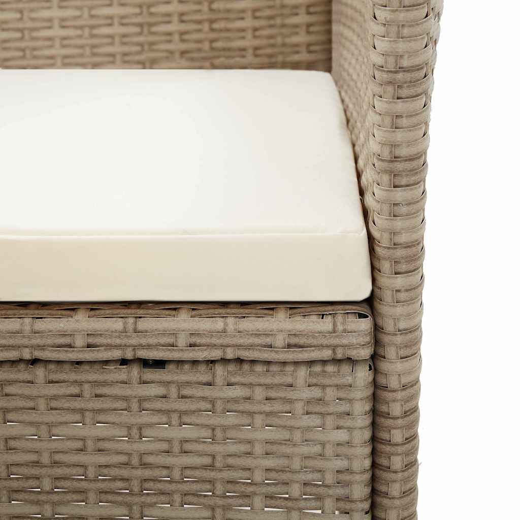 vidaXL 5-piece Garden Dining Set beige