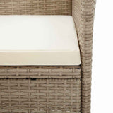 vidaXL 5-piece Garden Dining Set beige