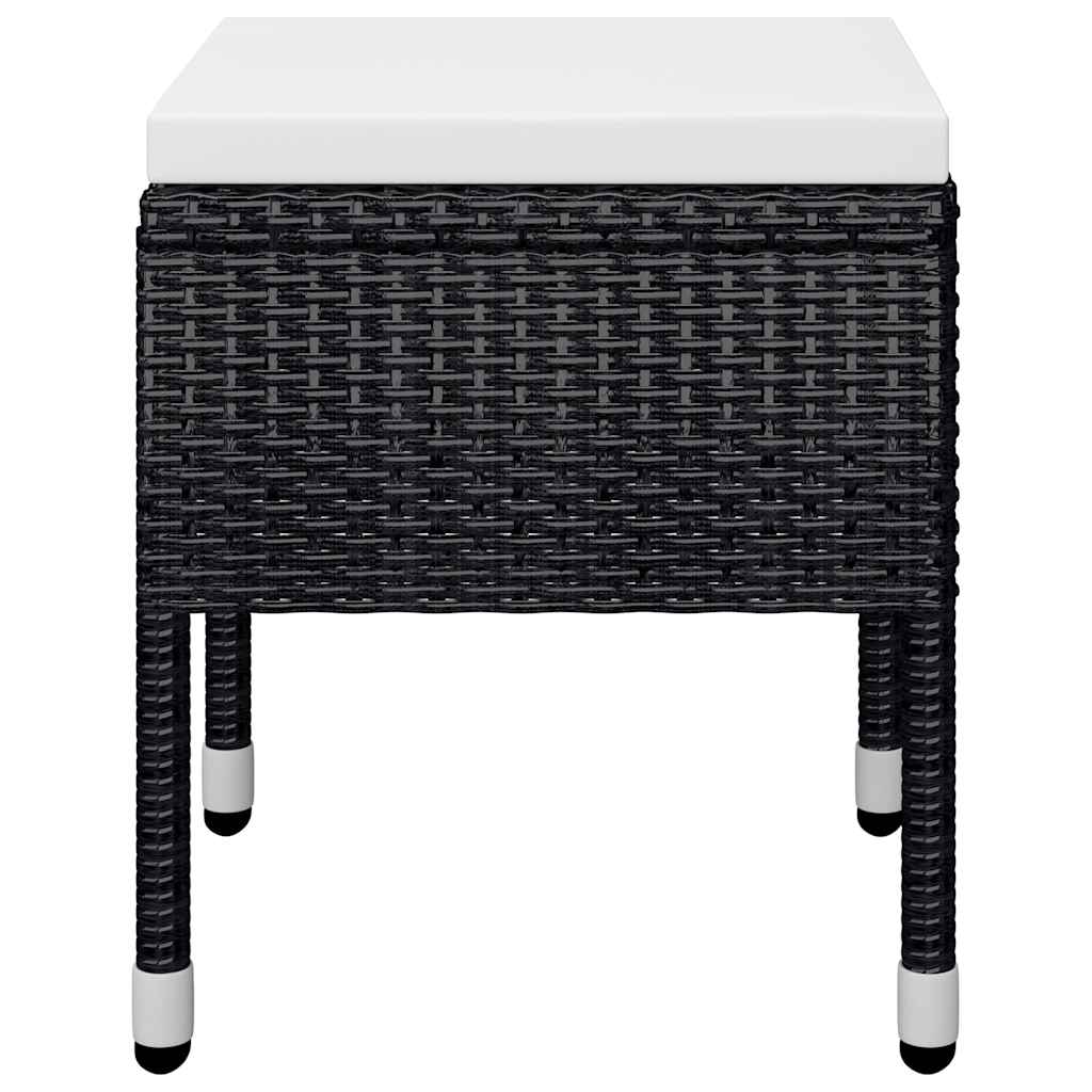 vidaXL 5-delige Tuinset zwart