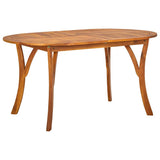 vidaXL 5-delige Tuinset zwart