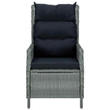 vidaXL 5-piece Garden Dining Set dark grey