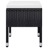 vidaXL 5-delige Tuinset zwart