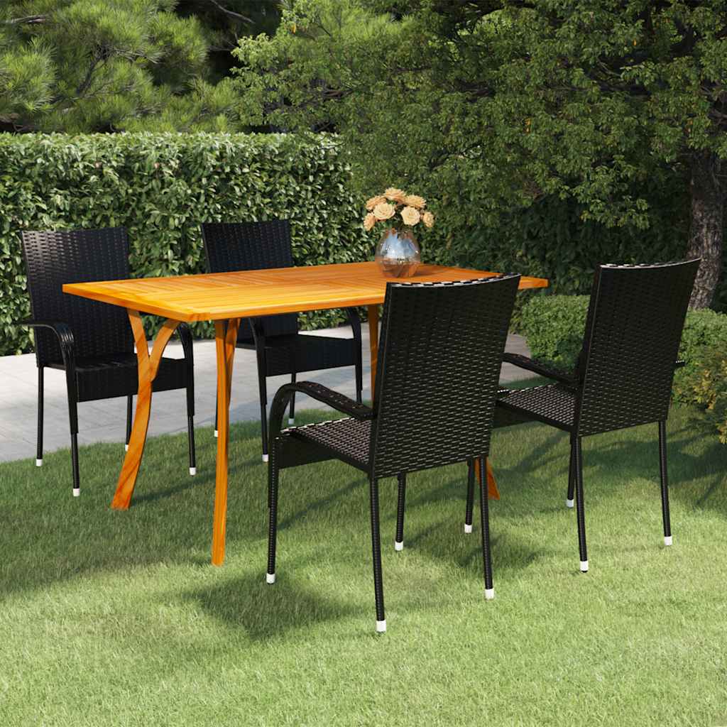 vidaXL 5-delige Tuinset bruin