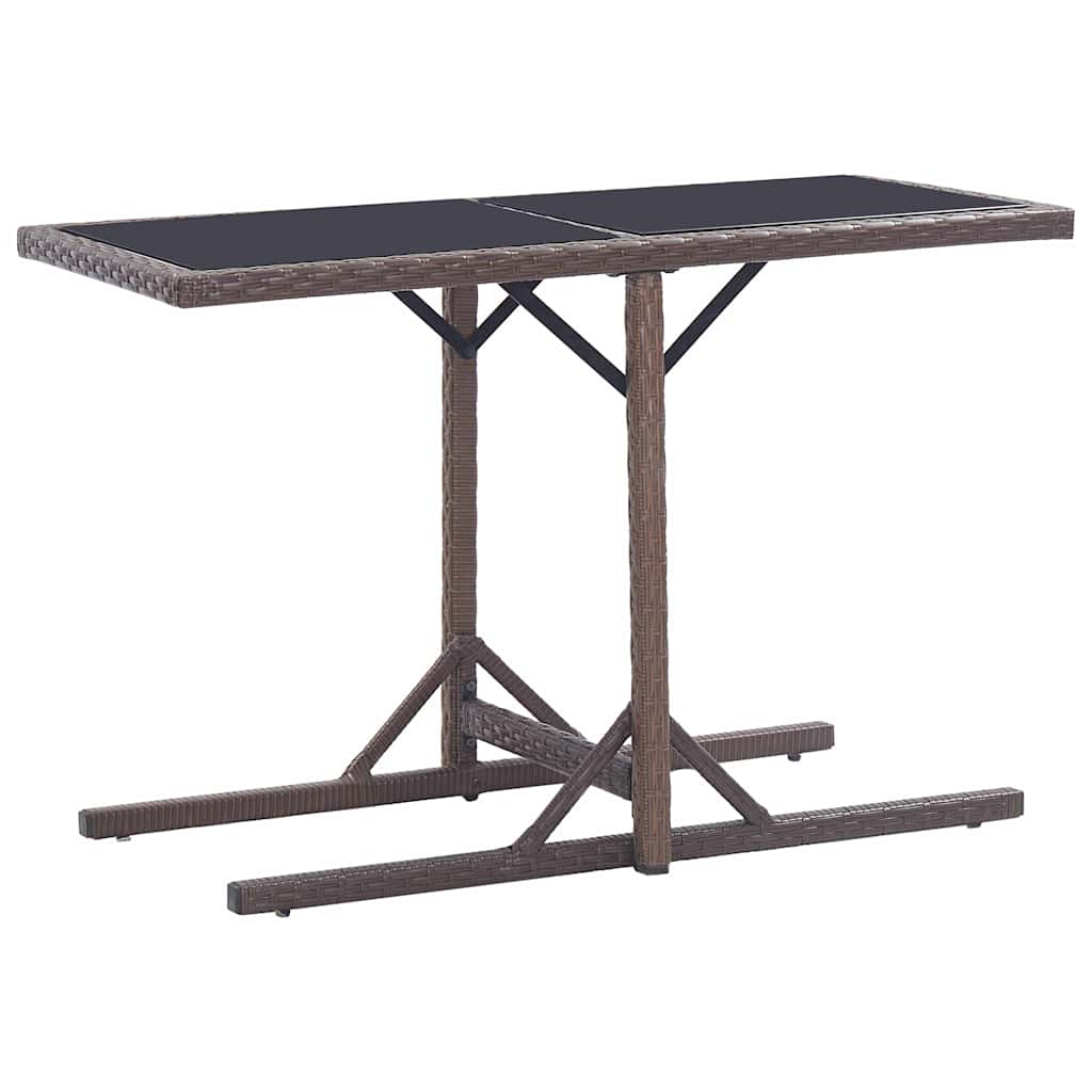 vidaXL 3-Piece Garden Lounge Set Brown