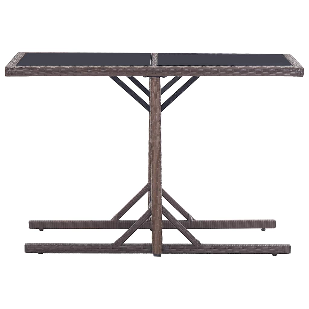 vidaXL 3-Piece Garden Lounge Set Brown