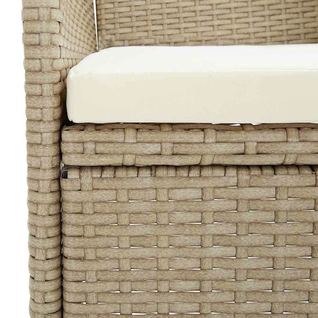 vidaXL 3-delige Tuinset beige