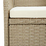 vidaXL 3-delige Tuinset beige