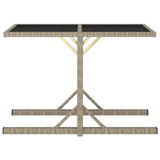 vidaXL 3-delige Tuinset beige