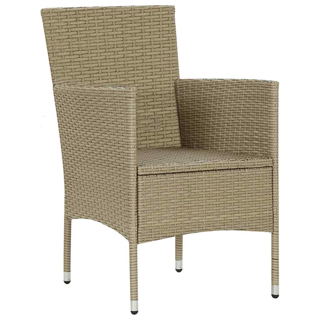 vidaXL 3-delige Tuinset beige