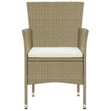 vidaXL 3-delige Tuinset beige