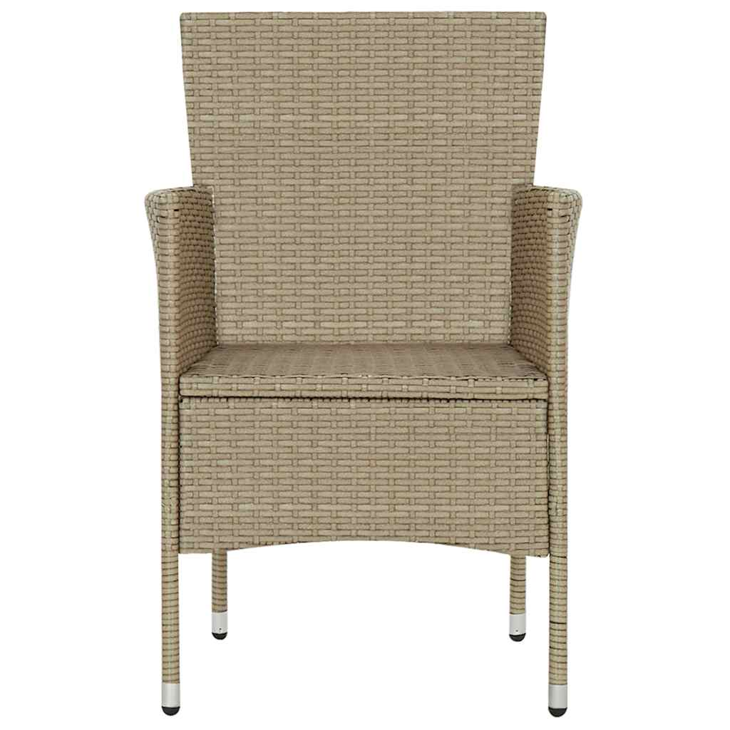 vidaXL 3-delige Tuinset beige