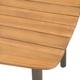vidaXL 5-delige Tuinset poly rattan bruin