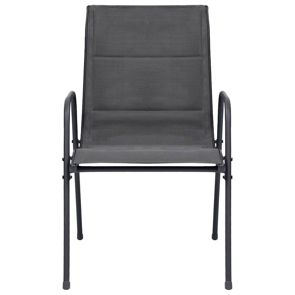 vidaXL 7-piece Garden Dining Set Steel Anthracite