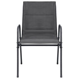 vidaXL 7-piece Garden Dining Set Steel Anthracite