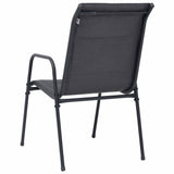 vidaXL 7-piece Garden Dining Set Steel Anthracite