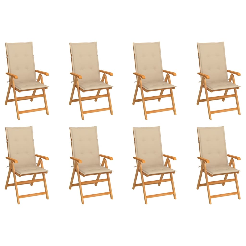 vidaXL Tuinstoelen 2 st met antracietkleurige kussens massief teakhout