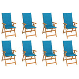 vidaXL Tuinstoelen 2 st met antracietkleurige kussens massief teakhout